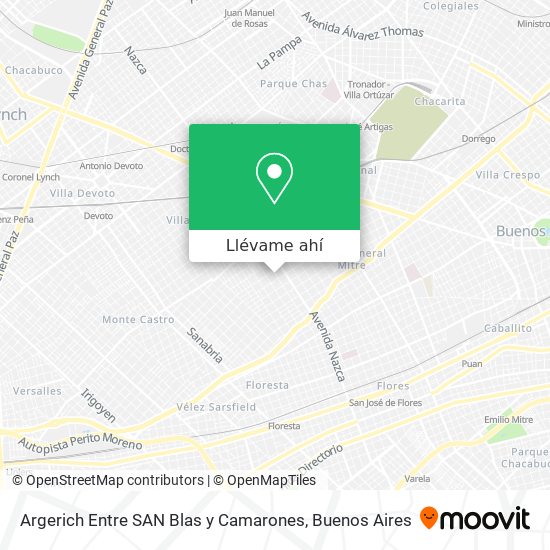 Mapa de Argerich Entre SAN Blas y Camarones