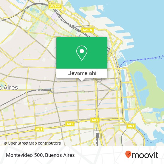 Mapa de Montevideo 500