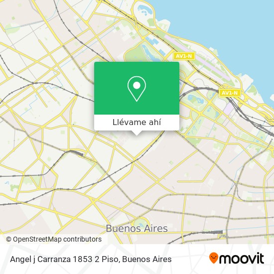 Mapa de Angel j Carranza 1853 2 Piso