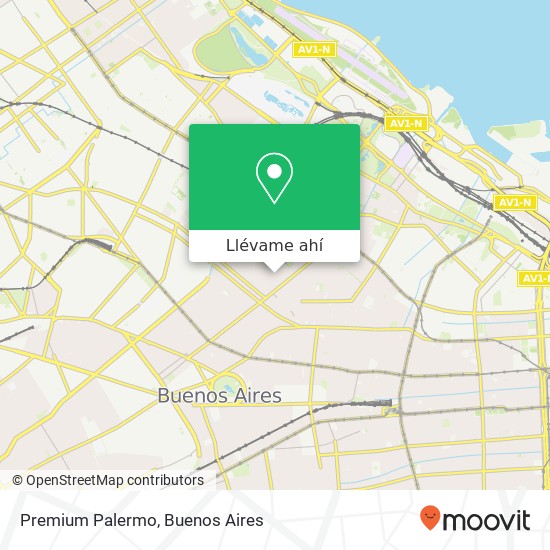 Mapa de Premium Palermo