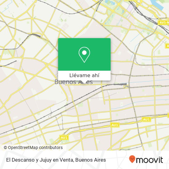 Mapa de El Descanso y Jujuy en Venta