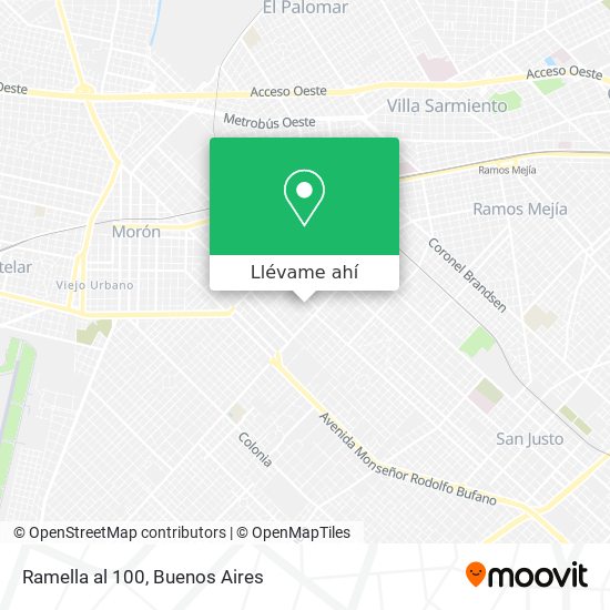 Mapa de Ramella al 100