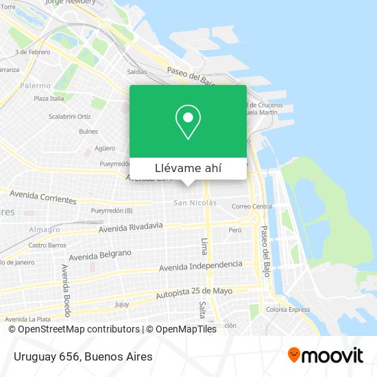 Mapa de Uruguay 656