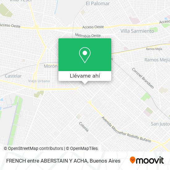 Mapa de FRENCH entre ABERSTAIN Y ACHA
