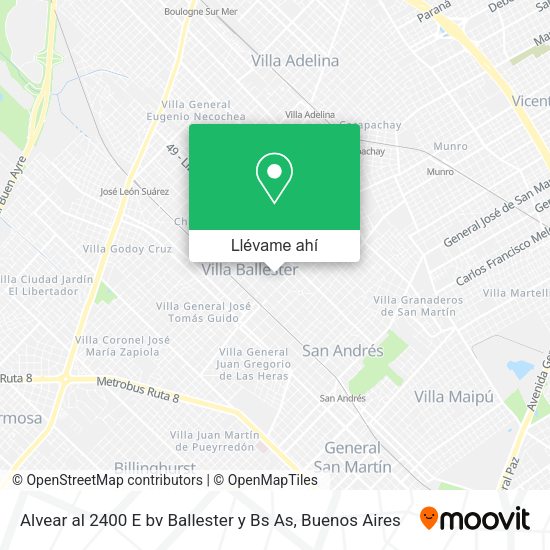 Como Llegar A Alvear Al 2400 E Bv Ballester Y Bs As En General San Martin En Colectivo O Tren Moovit