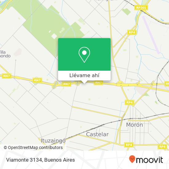 Mapa de Viamonte 3134