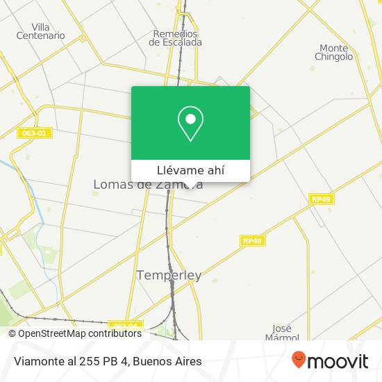 Mapa de Viamonte  al 255  PB  4
