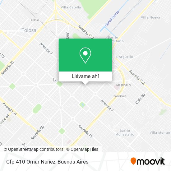 Mapa de Cfp 410 Omar Nuñez