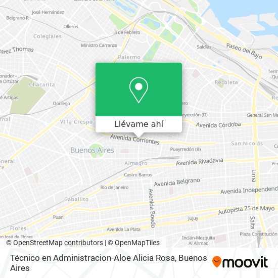 Mapa de Técnico en Administracion-Aloe Alicia Rosa
