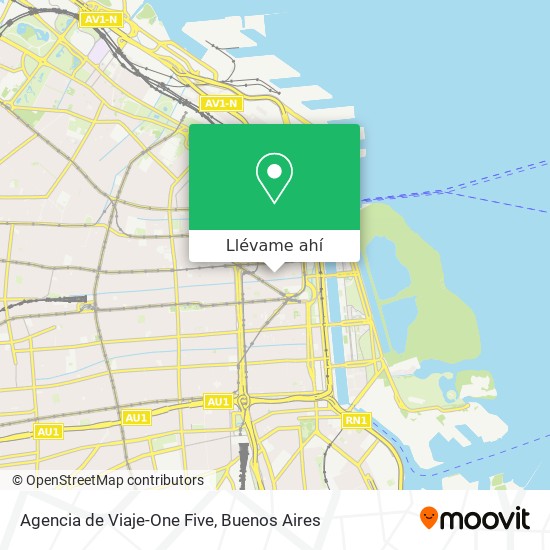 Mapa de Agencia de Viaje-One Five