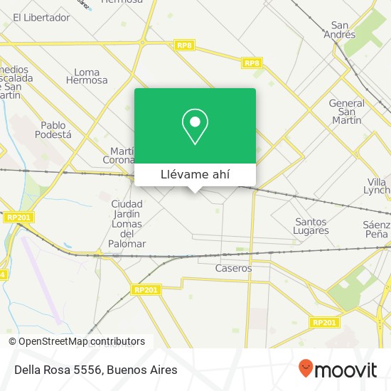 Mapa de Della Rosa 5556
