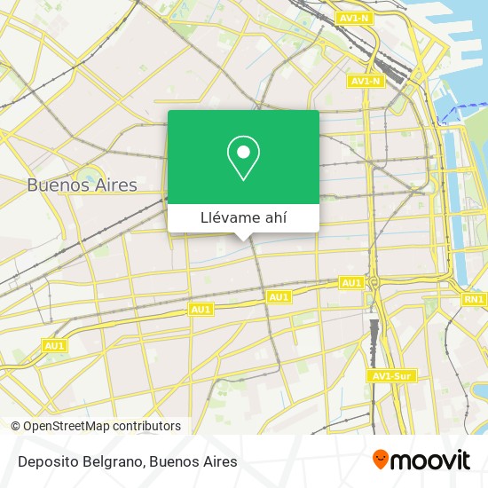 Mapa de Deposito Belgrano