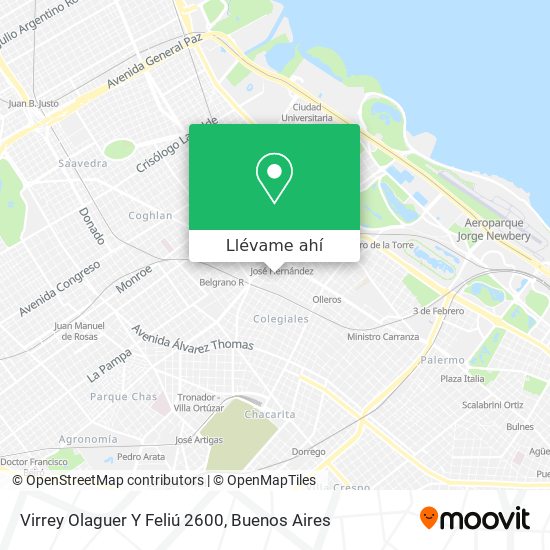 Mapa de Virrey Olaguer Y Feliú 2600