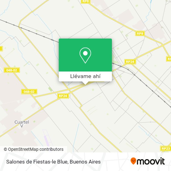 Mapa de Salones de Fiestas-le Blue