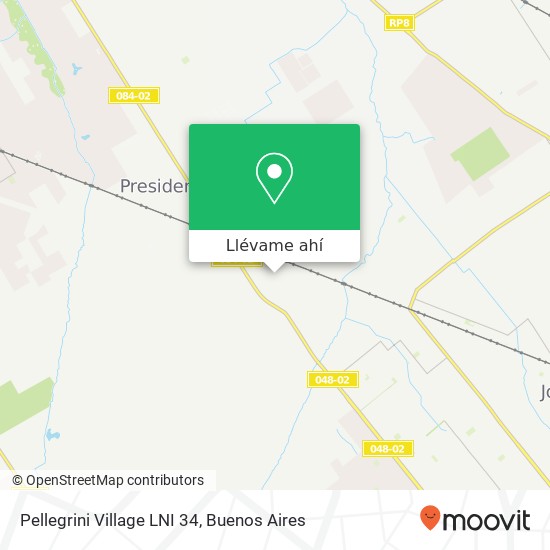Mapa de Pellegrini Village LNI 34