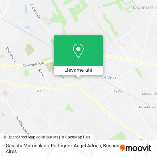 Mapa de Gasista Matriculado-Rodriguez Angel Adrian