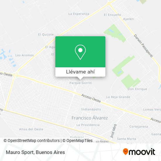 Mapa de Mauro Sport