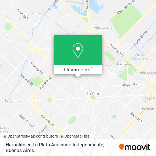 Mapa de Herbalife en La Plata Asociado Independiente