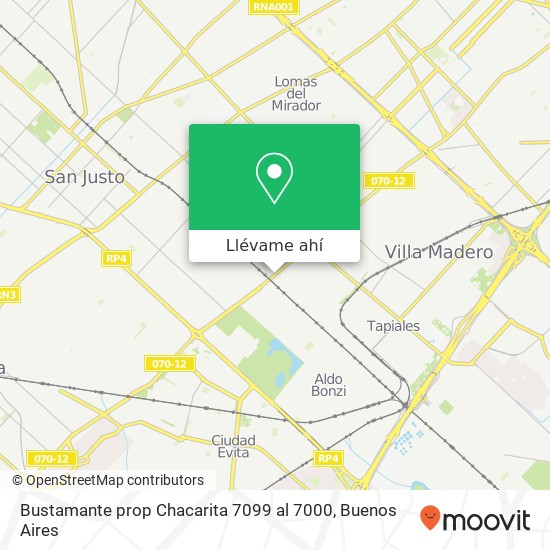 Mapa de Bustamante prop    Chacarita   7099    al 7000