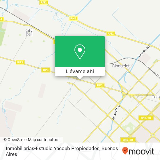 Mapa de Inmobiliarias-Estudio Yacoub Propiedades