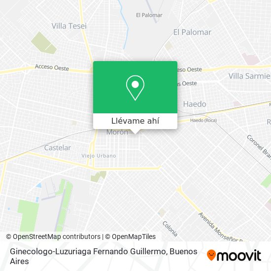 Mapa de Ginecologo-Luzuriaga Fernando Guillermo