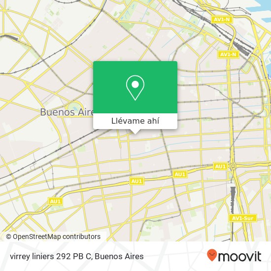 Mapa de virrey liniers 292 PB C