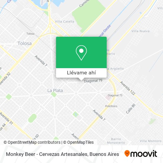 Mapa de Monkey Beer - Cervezas Artesanales