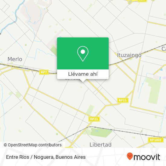 Mapa de Entre Ríos / Noguera