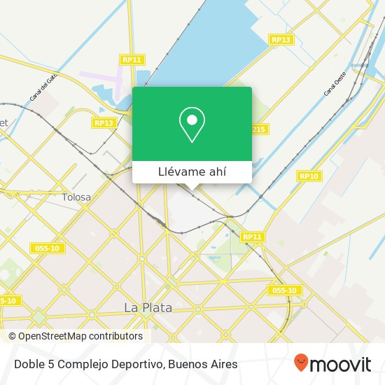 Mapa de Doble 5 Complejo Deportivo