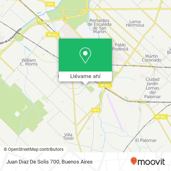 Mapa de Juan Diaz De Solis 700