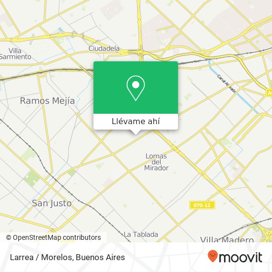 Mapa de Larrea / Morelos