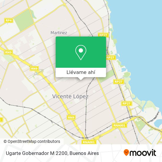 Mapa de Ugarte  Gobernador M  2200
