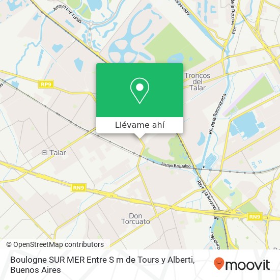 Mapa de Boulogne SUR MER Entre S m de Tours y Alberti