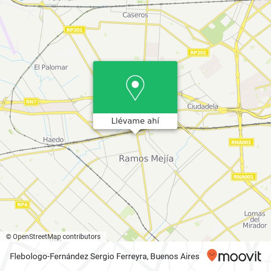 Mapa de Flebologo-Fernández Sergio Ferreyra