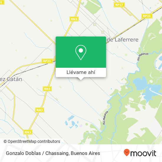 Mapa de Gonzalo Doblas / Chassaing