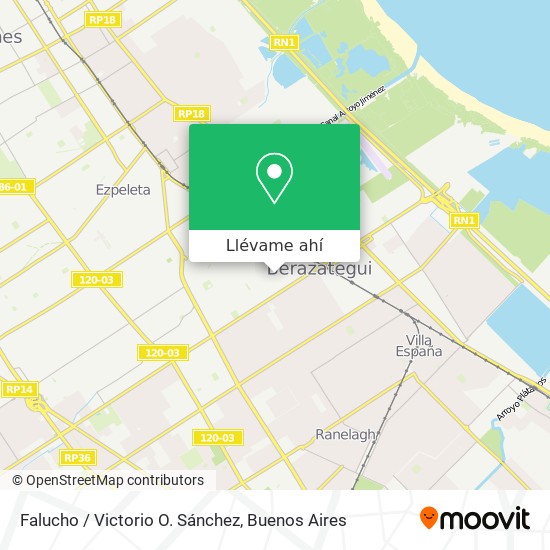 Mapa de Falucho / Victorio O. Sánchez
