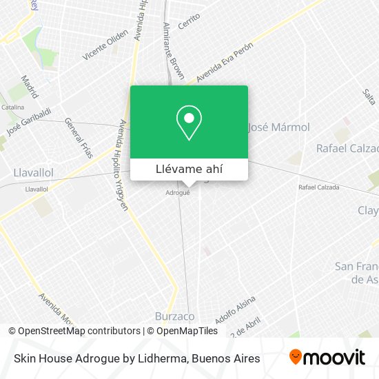Mapa de Skin House Adrogue by Lidherma