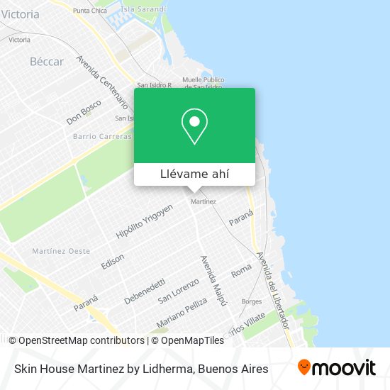 Mapa de Skin House Martinez by Lidherma