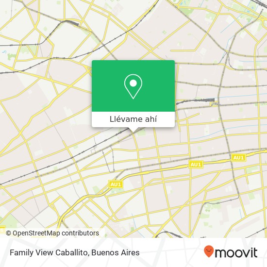 Mapa de Family View Caballito