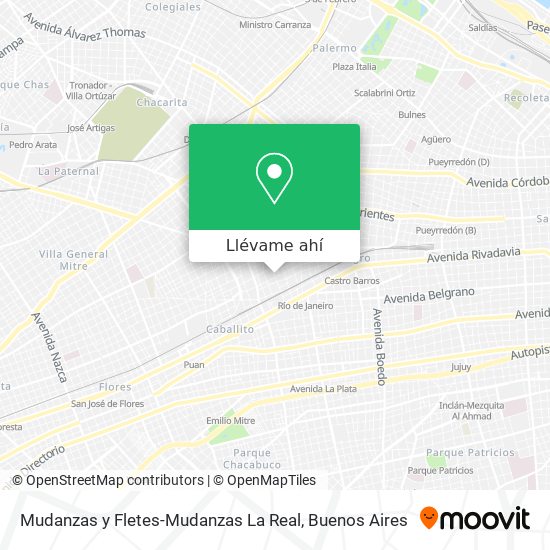 Mapa de Mudanzas y Fletes-Mudanzas La Real