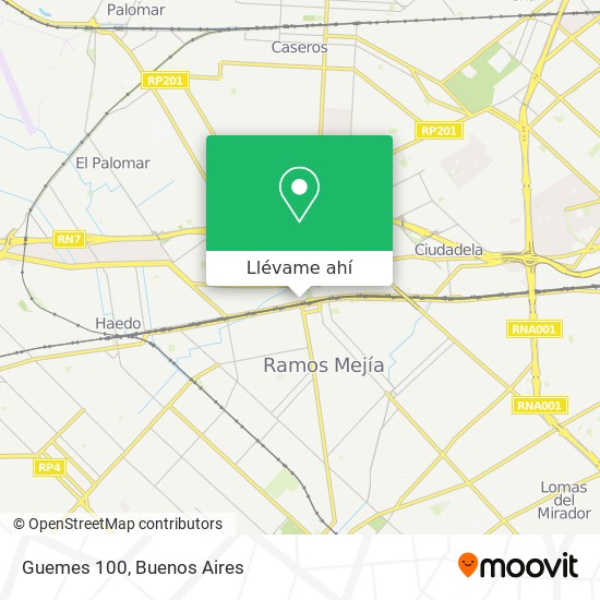 Mapa de Guemes 100