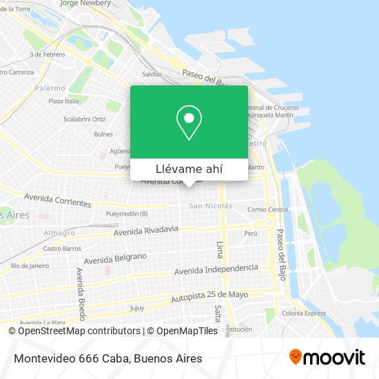 Mapa de Montevideo 666   Caba