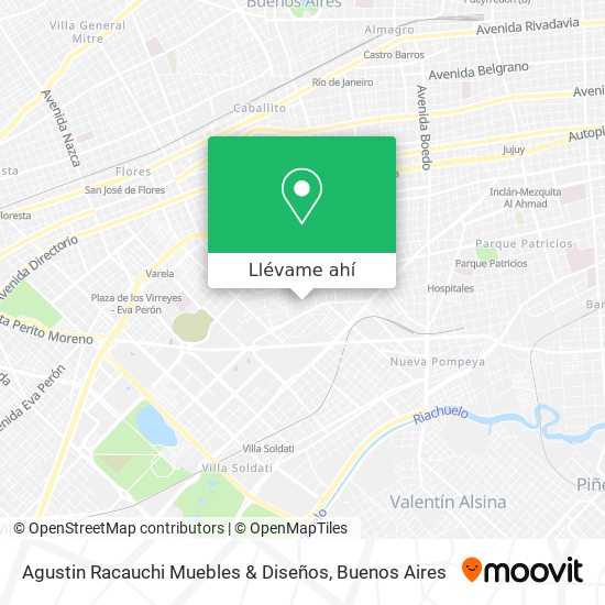 Mapa de Agustin Racauchi Muebles & Diseños