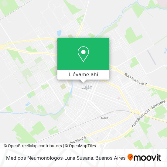 Mapa de Medicos Neumonologos-Luna Susana