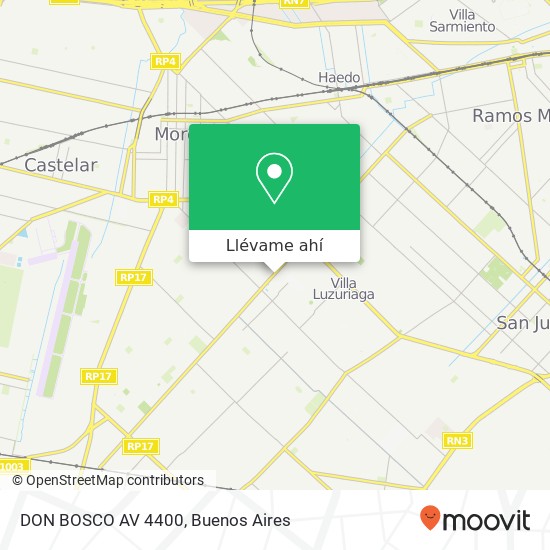 Mapa de DON BOSCO  AV  4400