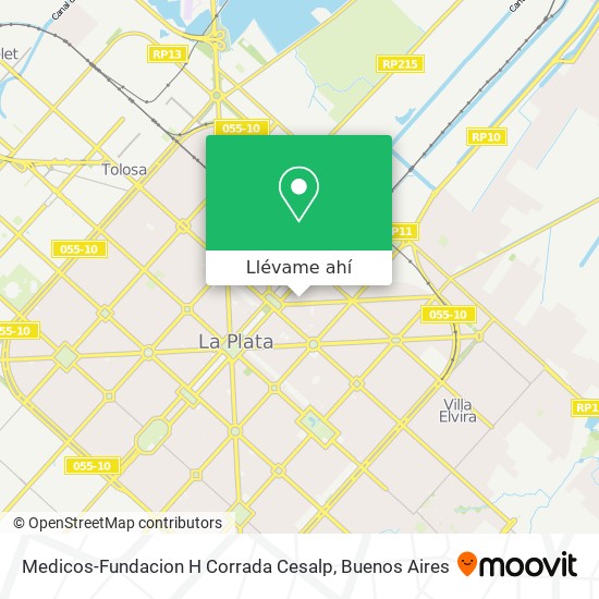 Mapa de Medicos-Fundacion H Corrada Cesalp