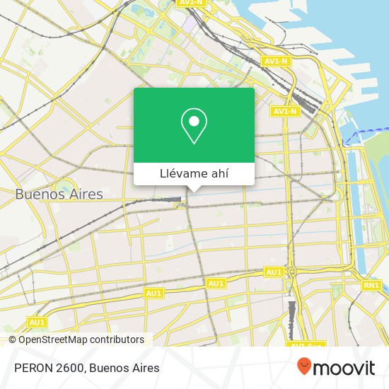 Mapa de PERON 2600