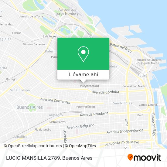 Mapa de LUCIO MANSILLA 2789