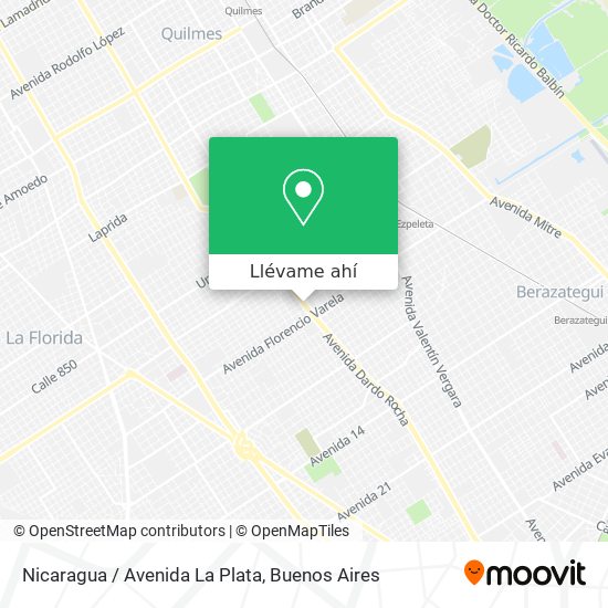 Mapa de Nicaragua / Avenida La Plata