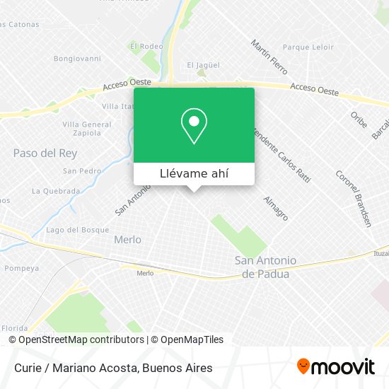 Mapa de Curie / Mariano Acosta